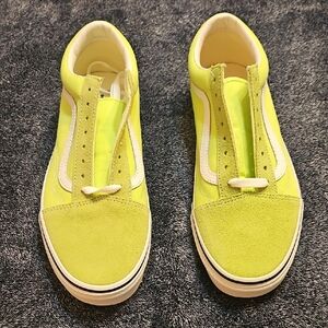 Vans Neon Lime Old Skool Sneakers - Bright Yellow-Green